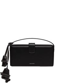 Magda Butrym Apolonia Clutch Bag Black at Farfetch