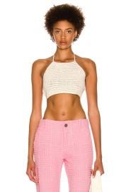 Magda Butrym Crochet Halter Top at FWRD