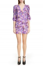 Magda Butrym Faro Floral Print Silk Dress   Nordstrom at Nordstrom