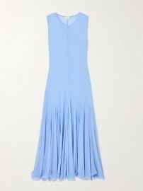 Magda Butrym Pleated jersey maxi dress at Net a Porter