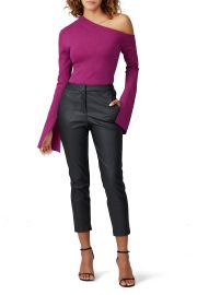 Magenta One Shoulder Top by Solace London for 40 Rent the Runway at Rent the Runway