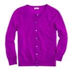 Magenta cardigan from J. Crew at J. Crew