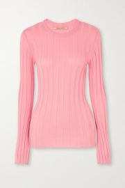 Maggie Marilyn -   NET SUSTAIN The Sherbet wool-blend ribbed-knit sweater at Net A Porter