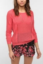 Maggie's pink sweater at Urban Outfitters at Urban Outfitters