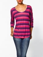 Maggies purple striped tee at Piperlime at Piperlime