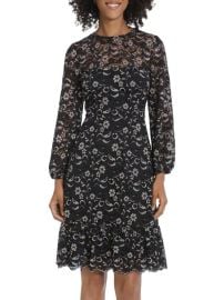 Maggy London Aurora Lace Fit Flare Dress at Saks Off 5th