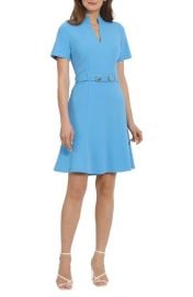 Maggy London Belted A-Line Dress at Nordstrom