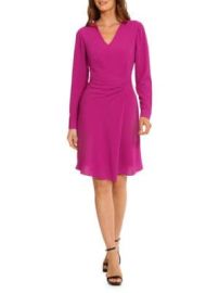 Maggy London Crepe Faux Wrap Dress on SALE at Saks Off 5th