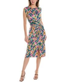 Maggy London Draped Midi Dress Shop Premium Outlets at Shop Simon