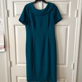 Maggy London Dresses Beautiful Teal Maggy London Short Sleeve Color Dress Mid Length Poshmark at Poshmark