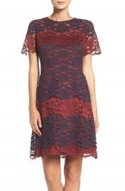 Maggy London Lace Fit   Flare Dress at Nordstrom