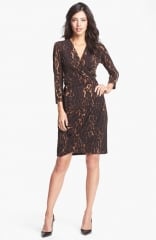 Maggy London Print Jersey Wrap Dress at Nordstrom