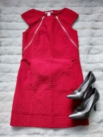 Maggy London Sz 10 Red Dress eBay at eBay