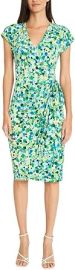 Maggy London Womenx27s Printed Matte Jersey Wrap at Womens Clothing store at Amazon