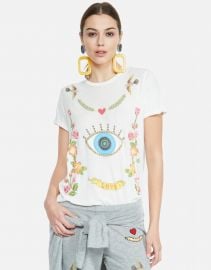 Magic Eye Floral Tee by Lauren Moshi  at Lauren Moshi 