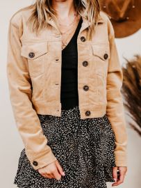 Magnolia Cropped Corduroy Jacket                      ndash at Rose & Remington