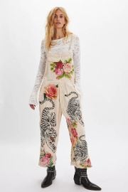 Magnolia Pearl Birch Floral Love Overalls at Free People
