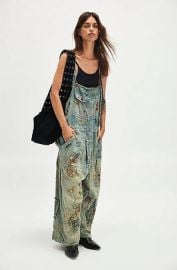 Magnolia Pearl Washed Floral Overalls at Free People