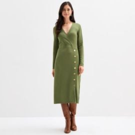 Maia Womens Long Sleeve Midi Sweater Dress - JCPenney at JCPenney