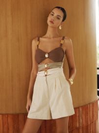 Maillard Metal Detail One Piece Swimsuit COMMENSE at Commense