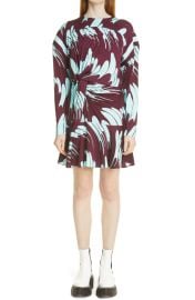 Maisie Print Ruched Long Sleeve Dress at Nordstrom