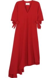 Maison Margiela   Asymmetric crepe dress at Net A Porter