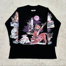 Maison Margiela RARE MM6 Cat Print Oversize Longsleeve shirt Grailed at Grailed