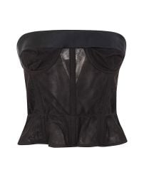 Maison Margiela Tulle Bustier Top at Cettire
