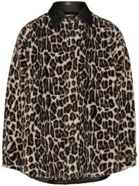 Maison Margiela leopard-print faux-fur Shirt - at Farfetch