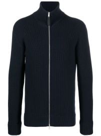 Maison Margiela ribbed-knit Zipped Cardigan - at Farfetch