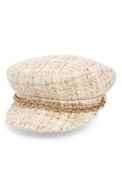 Maison Michel Abby Shiny Tweed Baker Boy Cap   Nordstrom at Nordstrom