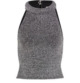 Maison Rabih Kayrouz Lurex sleeveless top at 24S