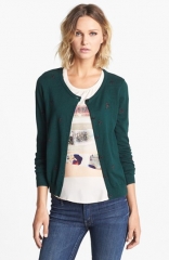 Maison Scotch Star Pattern Knit Cardigan at Nordstrom