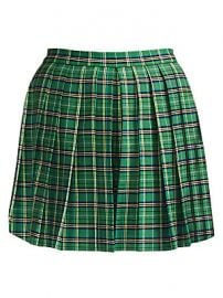 Maje - Iverts Pleated Plaid Skort at Saks Fifth Avenue