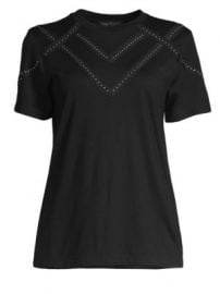 Maje - Jersey Embellished Tee at Saks Fifth Avenue