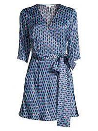 Maje - Print Wrap Dress at Saks Fifth Avenue