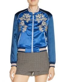 Maje Bichon Embroidered Bomber Jacket Women - Bloomingdale s at Bloomingdales