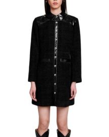 Maje Button Up Mini Dress Bloomingdales at Bloomingdales