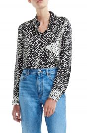 Maje Cilia Print Shirt   Nordstrom at Nordstrom