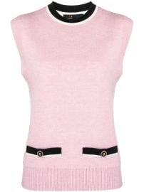 Maje Clove-detail Sleeveless Jumper - at Farfetch