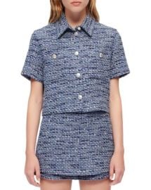 Maje Colly Button Front Blouse Bloomingdales at Bloomingdales