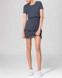 Maje Dress - Smocked Fringe Hem at Bloomingdales