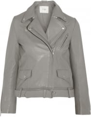 Maje Edouard Leather Jacket at Net A Porter