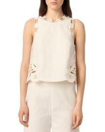 Maje Embroidered Vest Top Bloomingdales at Bloomingdales