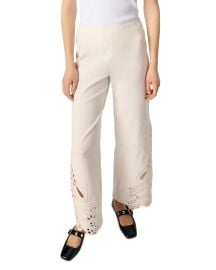 Maje Embroidered trousers at Bloomingdales