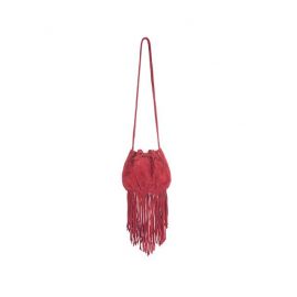 Maje Fringed Bucket Bag at Endource