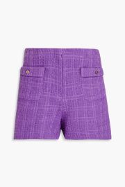 Maje Iapraia Tweed Shorts at The Outnet