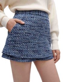 Maje Iolly Tweed Mini Skort Bloomingdales at Bloomingdales