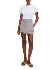 Maje Iva Houndstooth Shorts Bloomingdales at Bloomingdales