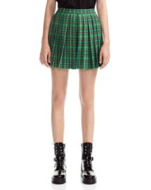 Maje Ivert Pleated Plaid Skort Women - Bloomingdale s at Bloomingdales